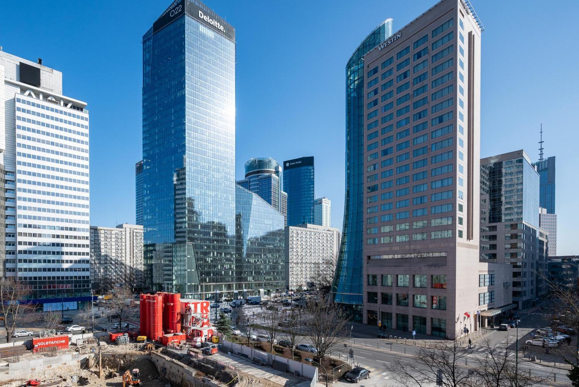 Grzybowska Blue City Centre Apartment 바르샤바 외부 사진